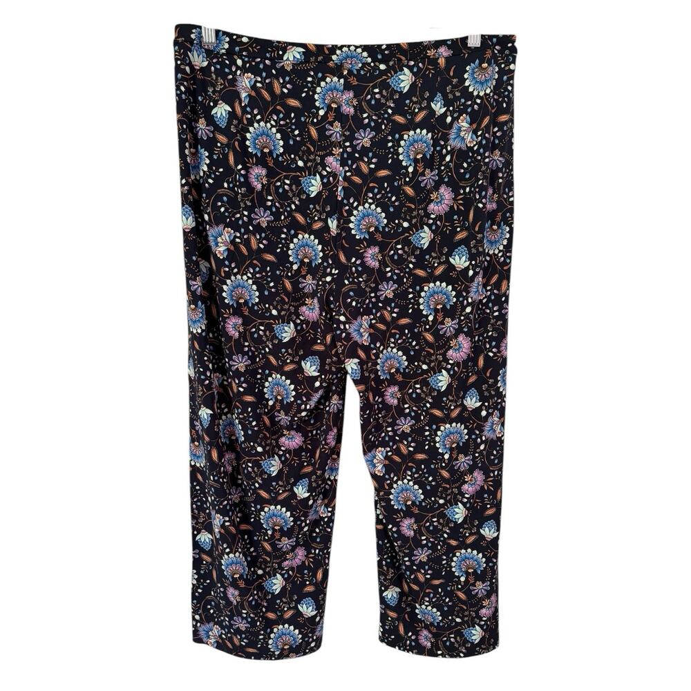 J. Jill Wearever Collection Floral Shirt & Pants Knit Set Women’s Size XL - Picture 5 of 9